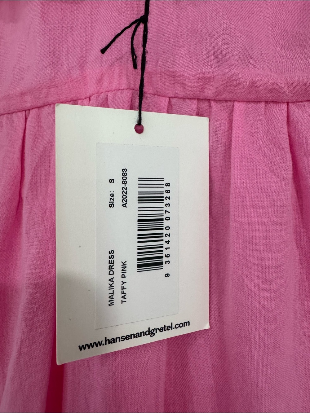 Pink Ruffle V-Neck Mini Dress - Picture 2 of 3